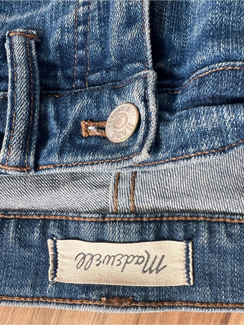Madewell 9” high riser skinny skinny crop Jeans size 30 - Picture 2 of 6